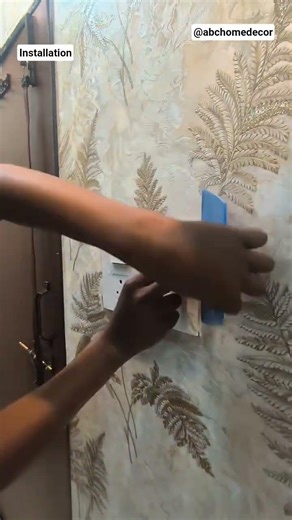 tips for wallpaper installation,pro cuttting wallpaper installation#abcwallart