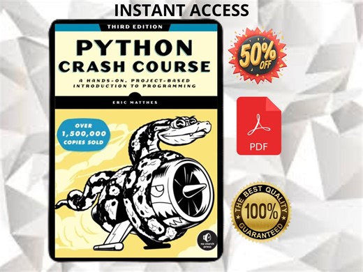 Python Crashkurs 3rd Edition, Praktische, projektbasierte Einführung in die Programmiersprache, lernen Sie Python Coding Basics, digitales Ebook - Etsy.de