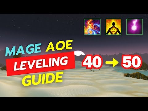 Mage AOE SPEED leveling guide Phase 3 SOD | Level 40 to 50!