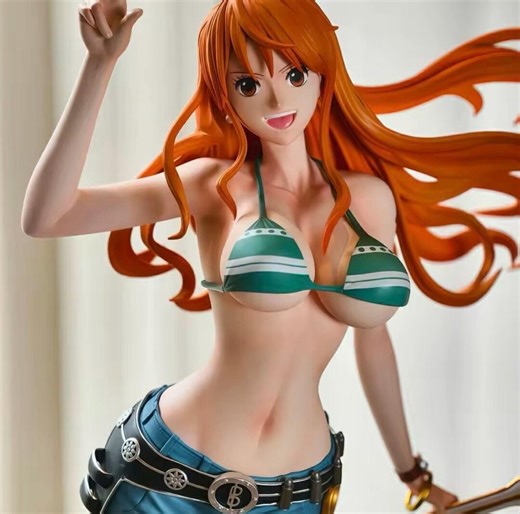 Nami Zeus Figure 22cm | One Piece Anime Statue | Swimsuit Desk Display Collectible - Etsy