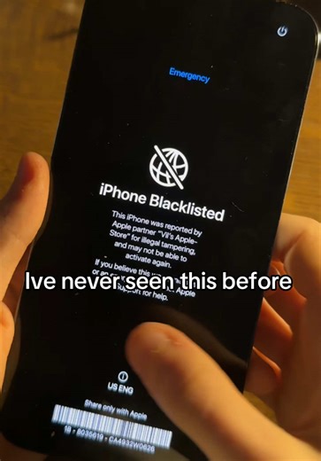 I might be cooked // #fyp #foryou #apple #iPhone #lock | blacklisted iphone