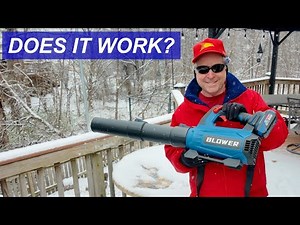 Can a Leaf Blower Actually Clear Snow? (I Tested It)