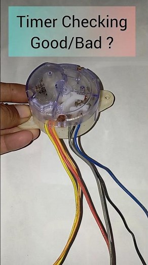How to Check the Washing Machine Timer Good/Bad #washingmachine #timer #knowledge #electrical #viral