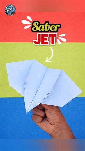 'Unique Saber Jet',How To Make Returnable Saber Jet Origami #shorts #paperplanecraftideas