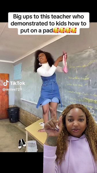 Teacher Demonstrating How to Use a Pad | Heartwarming Video