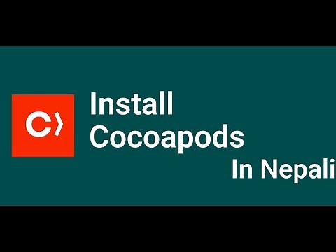 Install Cocoapods on Mac OS (M1 Chip)