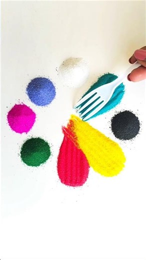 Simple Rangoli | Satisfying Rangoli | Easy Rangoli Tips and Tricks | ASMR #rangoli#satisfying#asmr