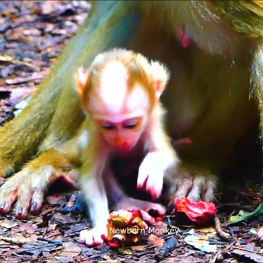 Fresh Newborn Monkey on Reels