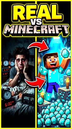 Minecraft vs Real Life 😂 | Subscribe Nahi Kiya Toh... 🔫 #Shorts #ibad