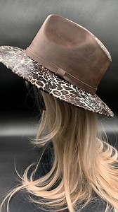 Animal Print Explorer Hat, a Wild and Stylish Accessory Handcrafted With Care in Mexico Using Vinipiel - Etsy Canada