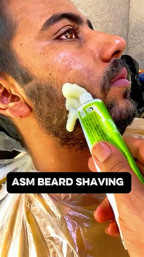 ASMR beard shaving: Unexpected sounds that relax you #asmr