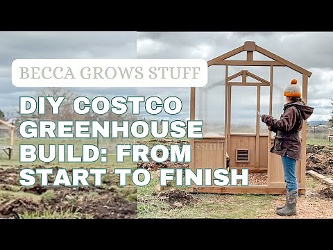 Building the Costco Yardistry Greenhouse From Start to Finish (A Timelapse Video!)