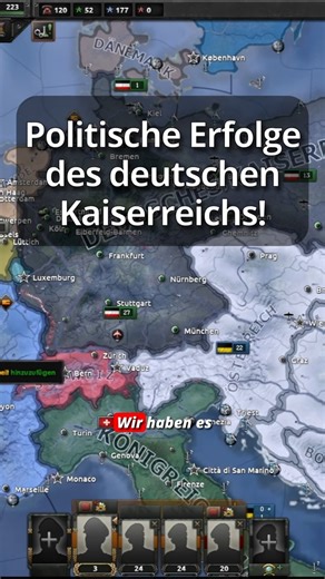 Die politischen Erfolge Deutschlands! #hoi4