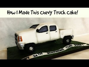 Makin A Chevy Truck Cake!