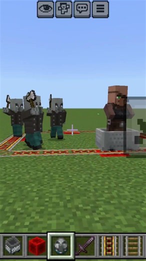 villager trolled vindicator #minecraft