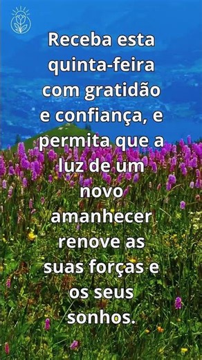 🌷 Mensagem de Bom Dia | Feliz Quinta-feira