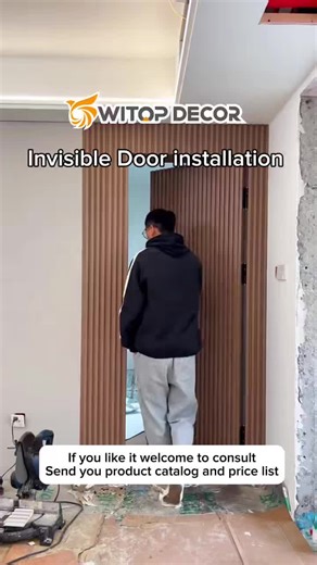 We are decor materials supplier, welcome to consult pvc marble sheet, WPC wall panel, bamboo charcoal wall panel, acoustic wall panel, invisible door and so on, message us to get the latest product catalog and price list.#interiordesign #homedecor#wallpanel #doors #door