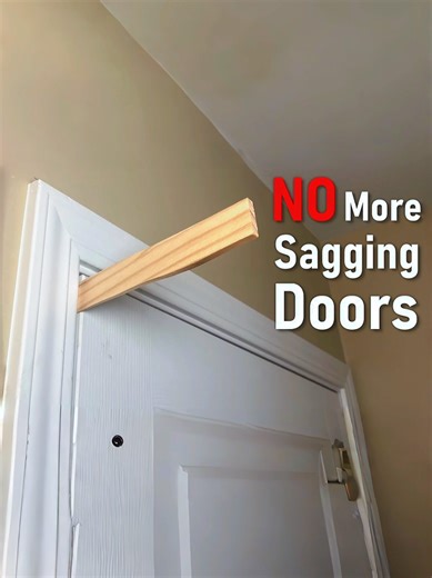 Simple Solutions for Fixing a Sagging Door