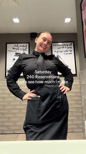 Saturday Fine-Dining Server Earnings: Sales $2,070.91, Tips $557.95