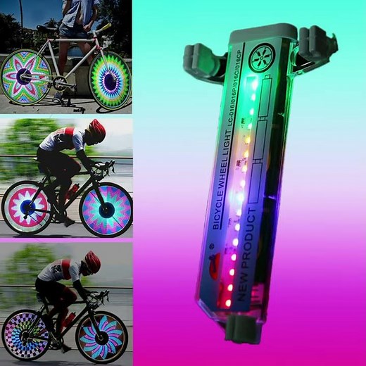 Waterproof Spoke Light 16 LED Bicycle Lights