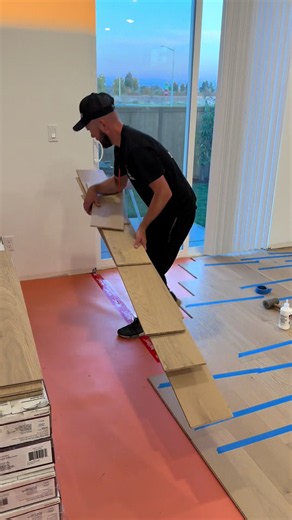 How to install hardwood flooring #foryoupage #construction #diy #remodel #flooring