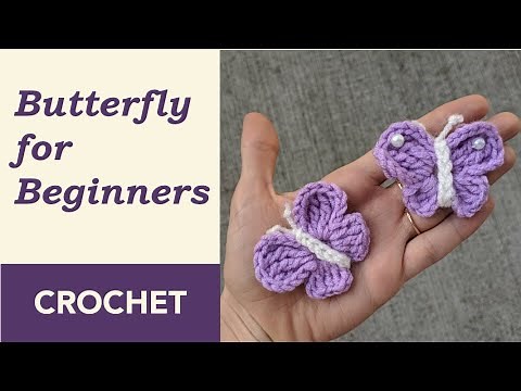 Crochet Butterfly for Beginners || How to Crochet a Butterfly for Beginners.