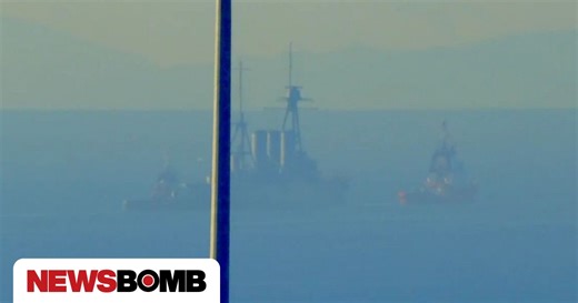 Το θωρηκτό «Αβέρωφ» υποδέχεται στον φαληρικό όρμο τη φρεγάτα «Κίμων»