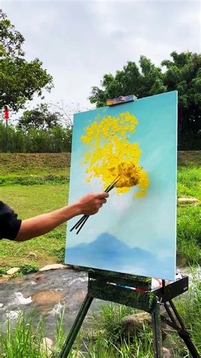 The Secret to Perfect Texture: Golden Spring Art Hack