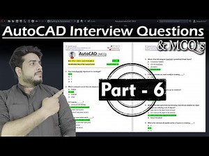 Part - 6 || AutoCAD MCQ`s & Interview Questions and Answers || Autocad objective questions ||