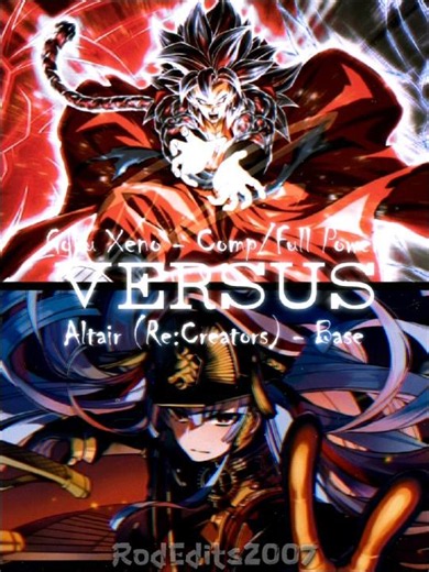 Goku Xeno (Composite) vs Altair (Re: Creators) #dragonball #recreators