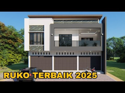 Bangun Ruko 2 lantai 13x23m dengan Desain desain terbaik dan terbaru dari Dewi Kornida