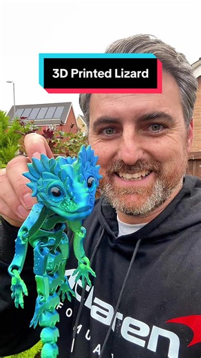 This 3D Printed Lizard is freakishly cool! 🦎✨ With realistic eyes, movable joints, and lifelike detail, it’s the perfect prop or gift for reptile lovers — great for home decor, Halloween, or birthdays #3DLizard #coolcollectibles #blackfriday #tiktokmademebuyit #foryoudays