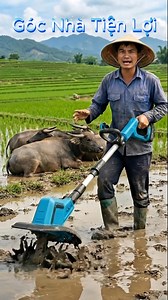 Máy cày mini dùng pin | Góc Nhà Tiện Lợi