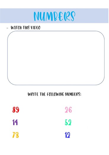 Numbers online exercise for Primary