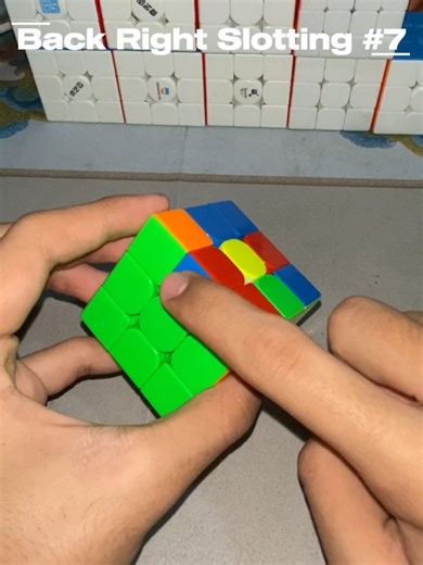 Back Right Slotting Technique for Rubik's Cube
