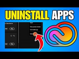 How To Uninstall Apps In Adobe Creative Cloud (Step By Step Guide)