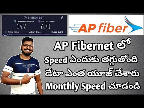 Ap Fibernet Monthly Data and Usage | Speed Test ???