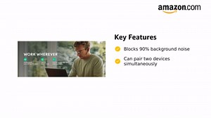 Yealink BH71 Workstation Pro Bluetooth Headset for Office Phone, Computer, Mobile, Work with Teams (Certified) Zoom, Charging Case, Wireless Charging Pad, Speakerphone, USB 3.0 Hub, 3-Inch Touchscreen