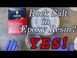 Create a Stunning Multicolored Rock Salt & Epoxy Resin Centerpiece Bowl!