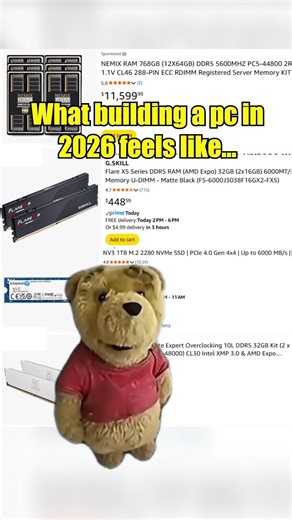 What Building a Gaming PC Feels like in 2026 😂