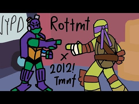 Typical Rise 2012 crossover but… || Rottmnt Tmnt x 2012 Tmnt crossover comic