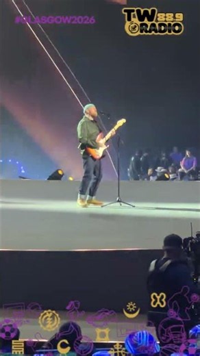 🎥 | British singer-songwriter, Thomas Alexander Walker performing at the opening of Glasgow 2026.