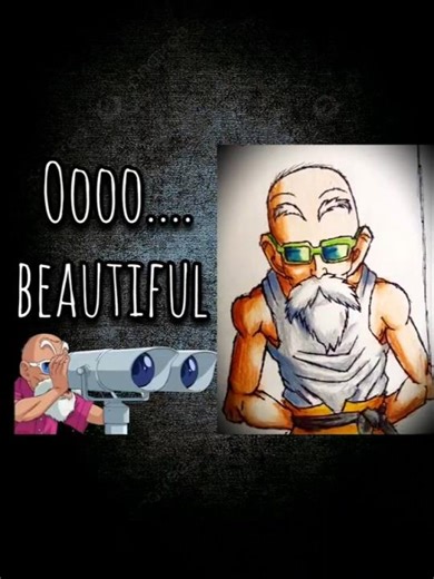 drawing master roshi #dbs #Arvind ki kalakari #AKK #drawing #shorts #anime