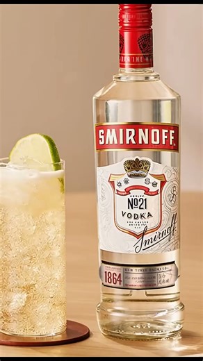 斯米诺1000ml 红牌伏特加 鸡尾酒莫吉托基酒 洋酒 1L 调酒基酒