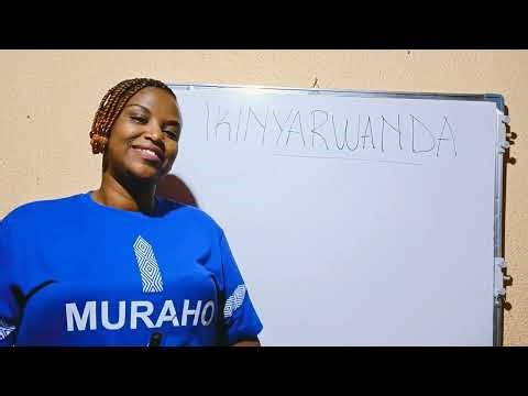 Kinyarwanda pronunciation 4: vowels at the beginning and the end of each noun.