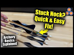 How to Remove a Broken Nock from an Arrow | Archery Basics Explained