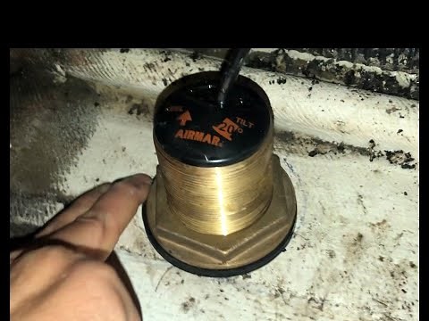 Thru-Hull Sonar Stepped Hull Boat