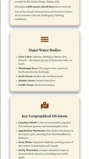 North America: Physical Geography and Key Features