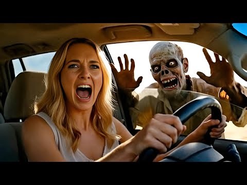 Desert Zombie Survival | Trapped Woman vs Zombies | AI Cinematic Rescue Story