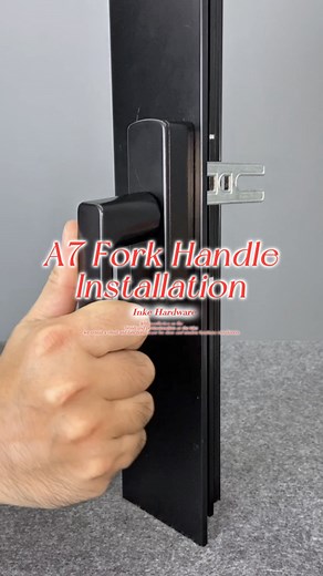 52K views · 173 reactions | A7 fork handle installation tutorial #inke #hardware #aluminumwindow #handle #installation | Inke | Facebook
